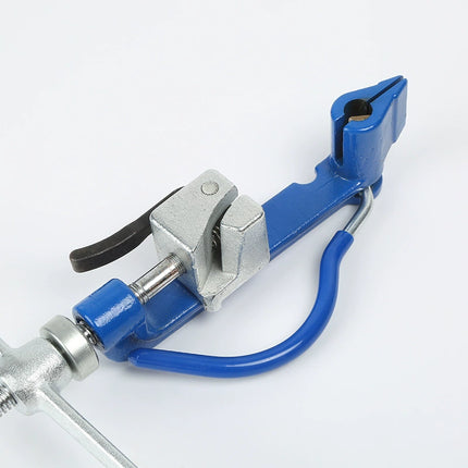 8-25mm Cable Tie Pliers Baler Tightening and Cutting Tool, Hand-Cranked Screw-Type Stainless Steel Cable Tie Binding and Cutter Machine