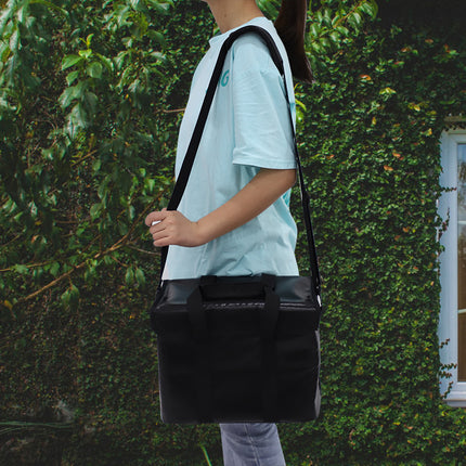 Fireproof Portable Power Station Carry Bag 33x24x22cm - High-Temperature Resistant Storage with Shoulder Strap