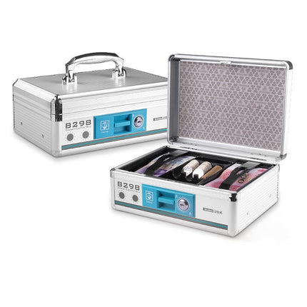 Glosen Cash Box with Key Lock, Portable Cash Register Model B298