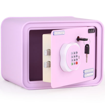 Children's Digital Piggy Bank Safe Box with Deposit Slot, For Kids Girls Boys RB-ZW18N (Mauve)