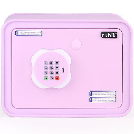 Children's Digital Piggy Bank Safe Box with Deposit Slot, For Kids Girls Boys RB-ZW18N (Mauve)