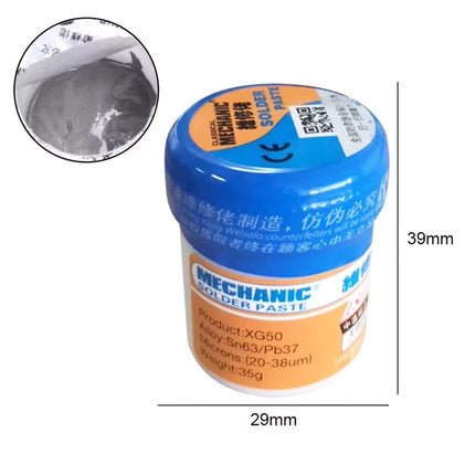 Mechanic XG-50 Solder Paste Flux 35g - SMT BGA PCB Circuit Board Soldering