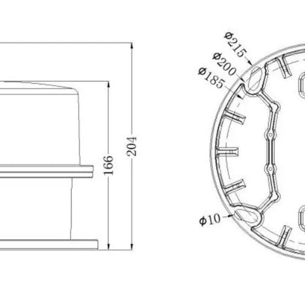 Rubik Medium Intensity Aviation Obstruction Light RBMB01(L) ICAO FAA L-864 GCAA Compliant