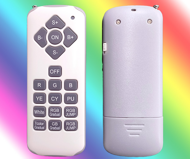 433MHz 18-Key Wireless RF LED Remote Control Universal RGB Lighting &amp; Access Control Transmitter