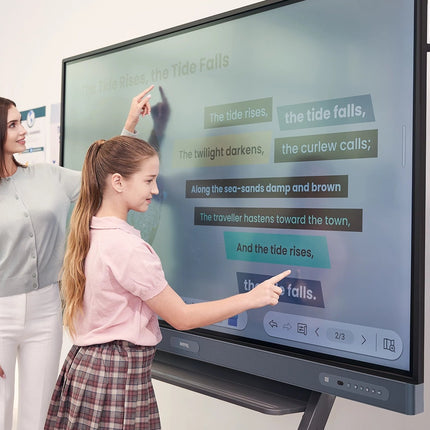 EDLA BenQ Board Pro RP7504 75-Inch Interactive Display, Wi-Fi, 4K for Schools, Colleges & Universities