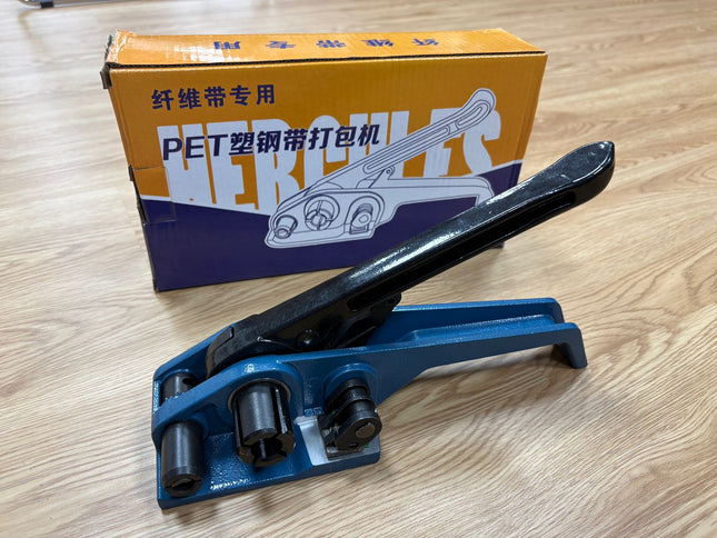 25mm PET Strapping Tensioner Tool, Heavy Duty Manual Strap Banding Tightener for Packaging