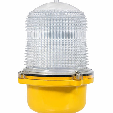 Single Lamp Flashing White LED, Low Intensity Obstruction Light, FAA L-810 Aviation Warning Lamp