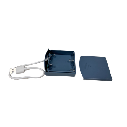 Rubik USB External Battery Box for Safe Box, Backup Battery Enclosure, 6V Power Source