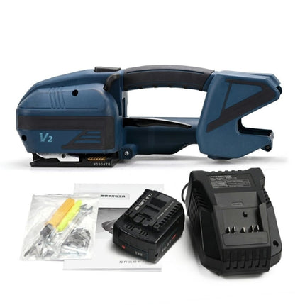 Handheld V2 Electric PET/PP Strapping Machine 13-16mm 3200N Cordless Baler DW35V2