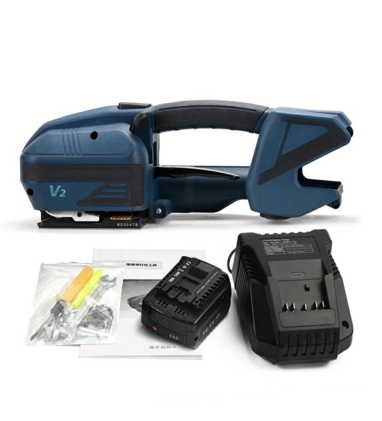 Handheld V2 Electric PET/PP Strapping Machine 13-16mm 3200N Cordless Baler DW35V2