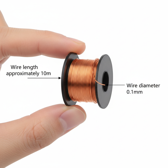 0.1mm Enameled Copper Wire for Mobile Phone & Laptop Motherboard Repair - 10 Meters Jumper Wire