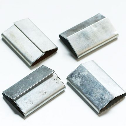 32mm Galvanised Steel Strapping Seals - 0.8mm Thick