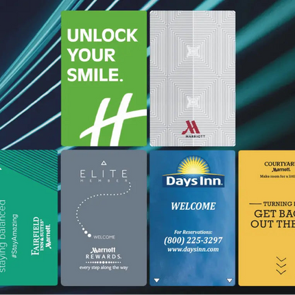 Customized Hotel Key Cards for ADEL/Salto/Hune/Beteck/Beline Locks