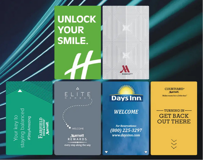Customized Hotel Key Cards for ADEL/Salto/Hune/Beteck/Beline Locks