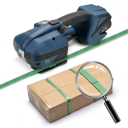 Handheld V2 Electric PET/PP Strapping Machine 13-16mm 3200N Cordless Baler DW35V2