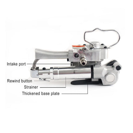 XQD-19/25 Pneumatic Strapping Machine  Handheld Tool for PET Plastic PP Polypropylene Banding (19-25mm)